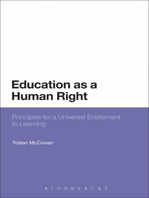 cover image of Education as a Human Right